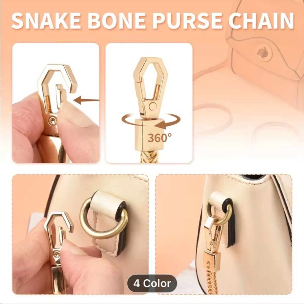 Gold Tone Chain for Handbag - Picture 5 of 5